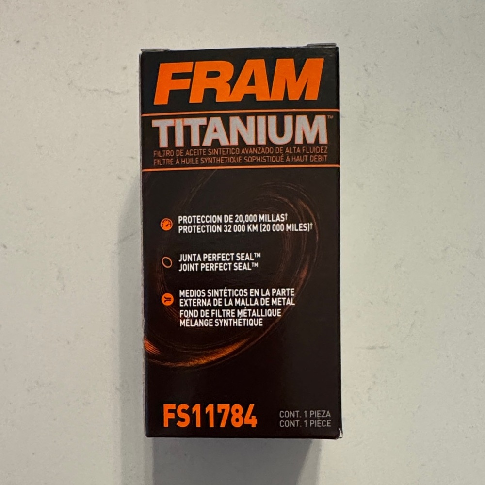 FRAM Titanium Oil Filter FS11784